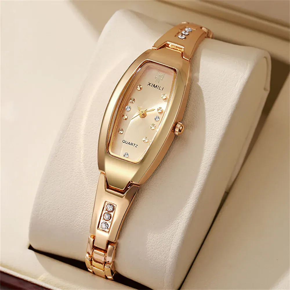 KissICON gold KissIcon Korean Edition Bracelet Quartz Wristwatch - Casual