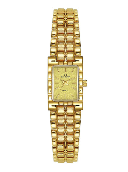 KissICON Gold KissIcon UTHAI Women Watch Luxury Square Gold Waterproof