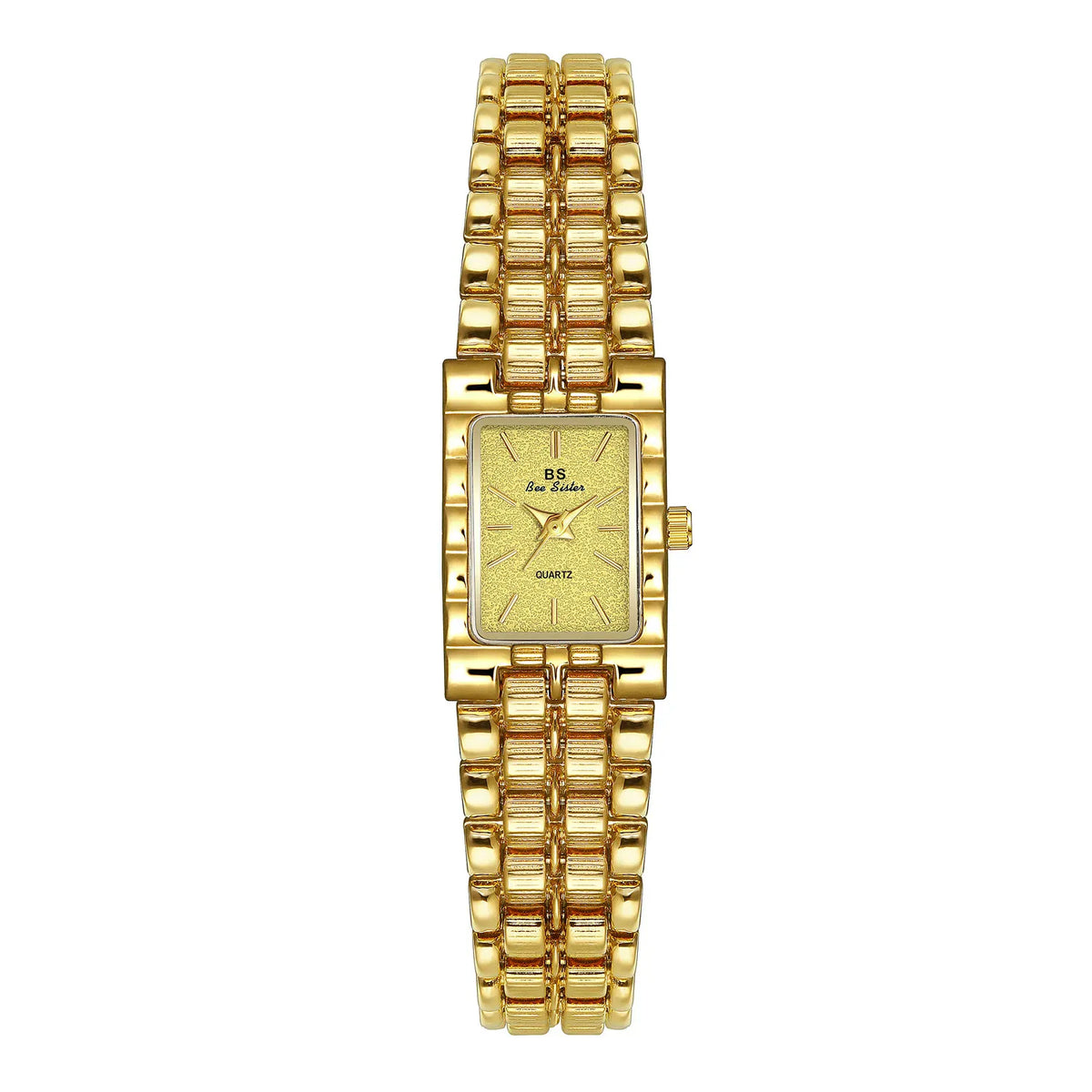 KissICON Gold KissIcon UTHAI Women Watch Luxury Square Gold Waterproof