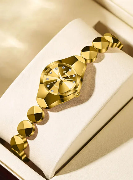 KissICON Gold KissIcon UTHAI Women Watch Stainless Bracelet - Waterproof