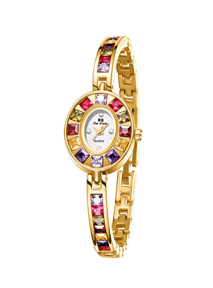 KissICON Gold KissIcon UTHAI Womens Chain Watch - Waterproof Luxury