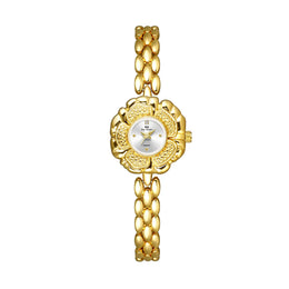 KissICON Gold KissIcon UTHAI Womens Watch Camellia Gold - Waterproof