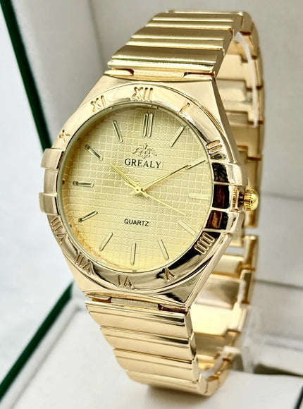 KissICON Gold-men KissIcon Men Watch Light Luxury Waterproof Watches- Durable