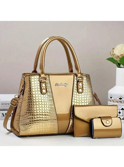 KissICON Gold Mid Popular Foreign Trade Shoulder Crossbody