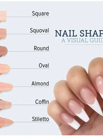 KissICON Gold Nail Art Forms 100Pcs Set For French Acrylic