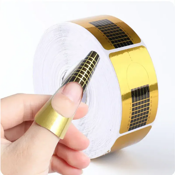Nail Art Forms 100Pcs Set For French Acrylic