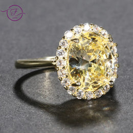 KissICON Gold Plated Zirconia Ring – 12x14mm Bling