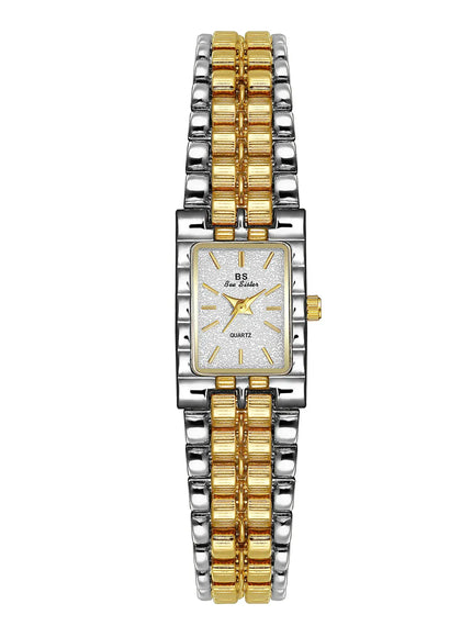 KissICON Gold silver KissIcon UTHAI Women Watch Luxury Square Gold Waterproof