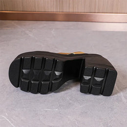 KissICON Gold Super High Heels Sandals for Women Patent