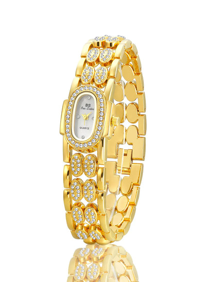 KissICON Gold Uthai Light Luxury Brand Watch Vintage Bracelet Waterproof