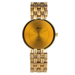 KissICON Gold Uthai Men Watch Luxury Brand Retro Gold Band