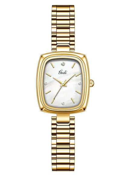 KissICON Gold white KissIcon Luxury Women Watch Beimu Dial - Waterproof