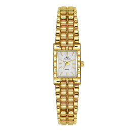 KissICON Gold white KissIcon UTHAI Women Watch Luxury Square Gold Waterproof