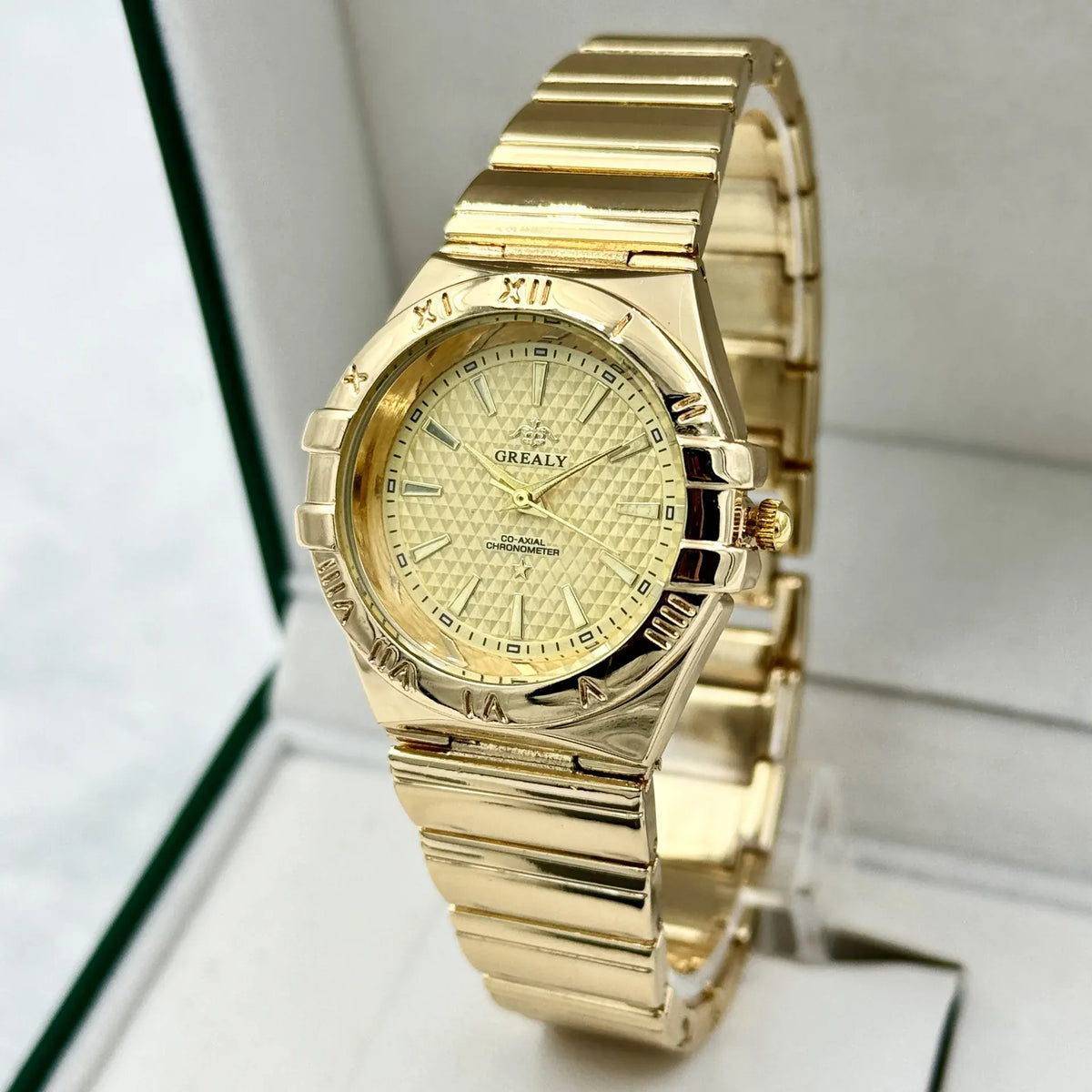 KissICON Gold-women KissIcon Men Watch Light Luxury Waterproof Watches- Durable