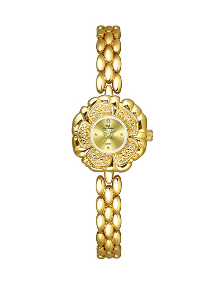 KissICON Gold2 KissIcon UTHAI Womens Watch Camellia Gold - Waterproof