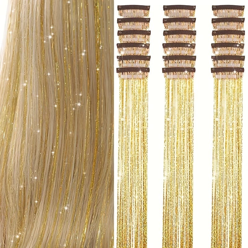 KissICON Golden / 20inch KissIcon 18Pcs Hair Clips 20Inch - Heat Resistant
