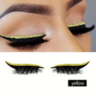 Golden Eyeliner Eyelash Stickers One Box One Pair