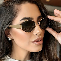 jkthpu-45 Golden Frame Grey Lens Golden 2025 FaceSculpting Uniquely Stylish Eyewear