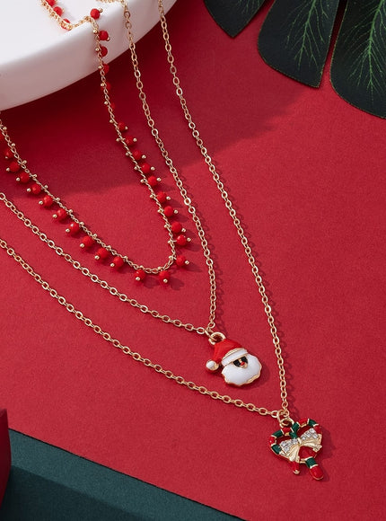 KissICON Golden Golden Bohemian Christmas Necklace