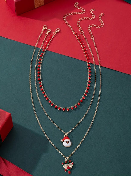 KissICON Golden Golden Bohemian Christmas Necklace