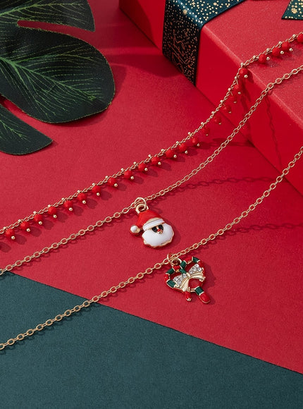 KissICON Golden Golden Bohemian Christmas Necklace
