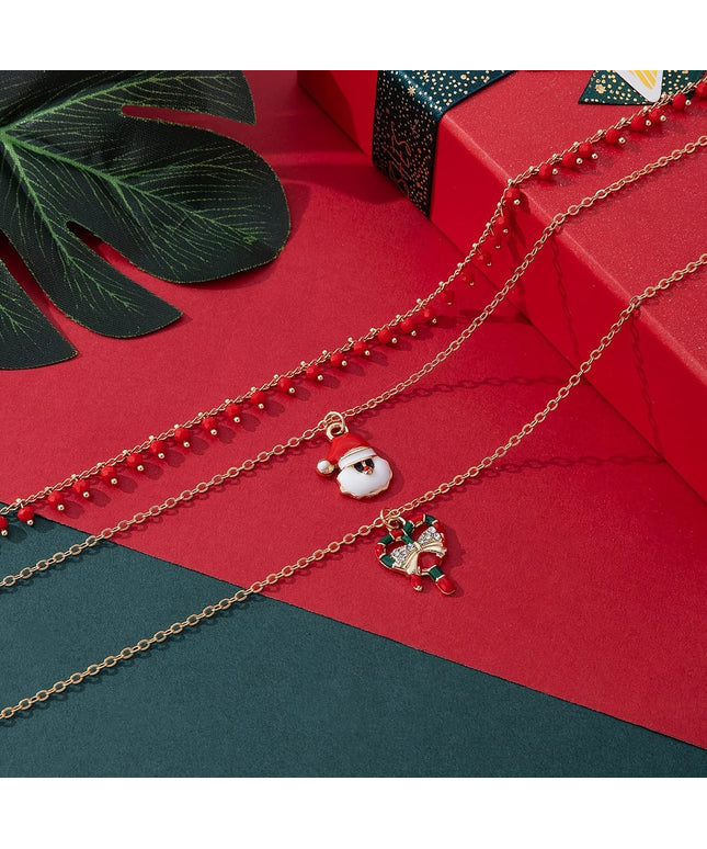 KissICON Golden Golden Bohemian Christmas Necklace