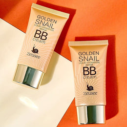 jkthpu-45 Golden Snail BB Cream Foundation Primer Full Coverage