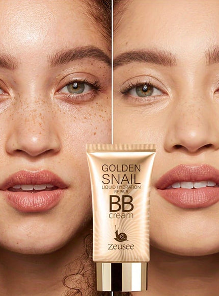 jkthpu-45 Golden Snail BB Cream Foundation Primer Full Coverage