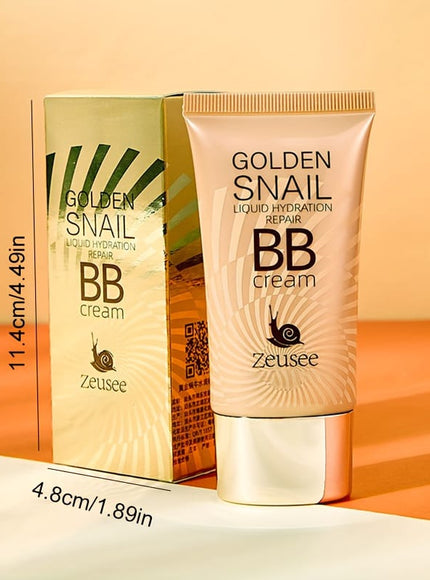 jkthpu-45 Golden Snail BB Cream Foundation Primer Full Coverage