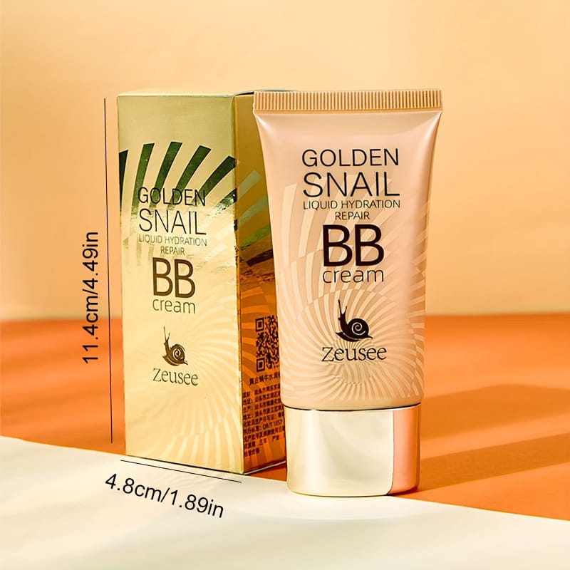 jkthpu-45 Golden Snail BB Cream Foundation Primer Full Coverage