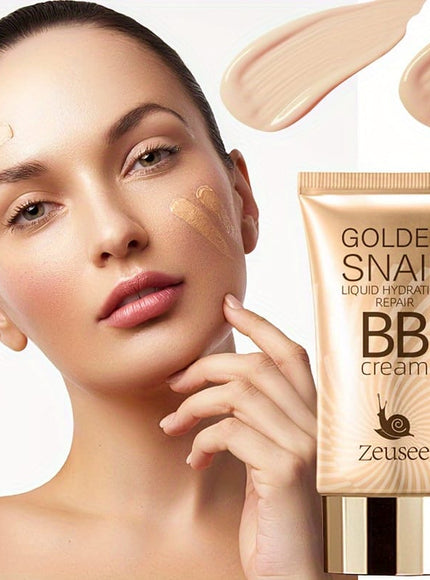 jkthpu-45 Golden Snail BB Cream Foundation Primer Full Coverage