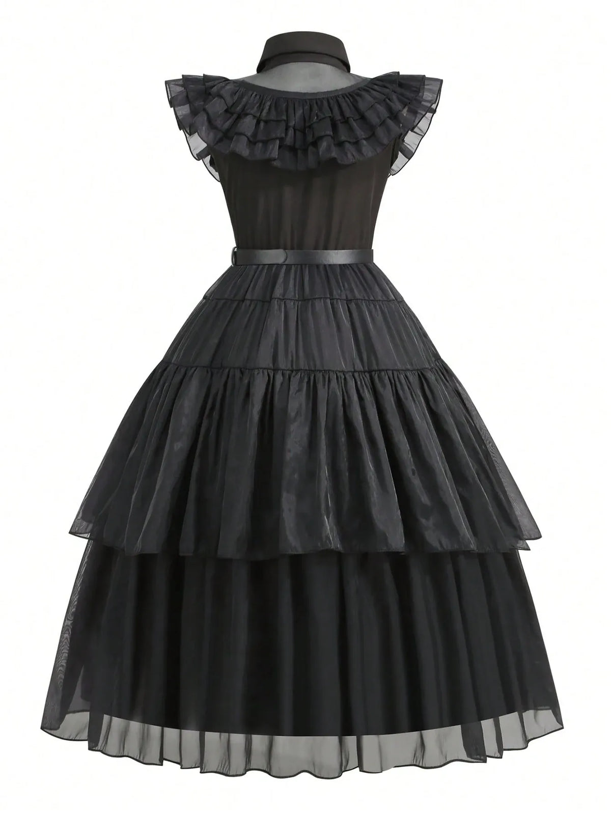 KissICON Gothic Wednesday Princess Costume and Vampire Party Dress