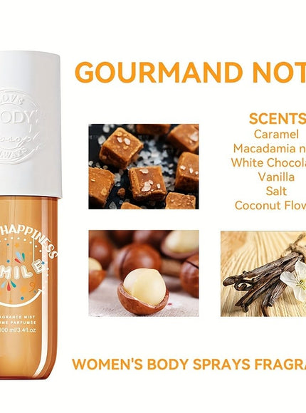 KissICON Gourmand Notes Body Hair Mist 4 Scents Lasting