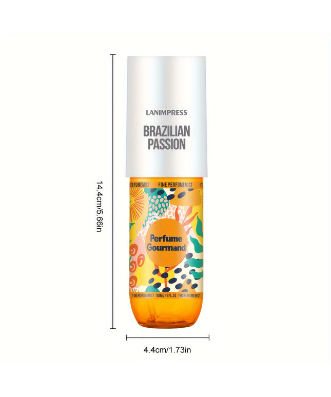 KissICON Gourmet style Brazilian Passion 90ml Body Hair Mist Bra