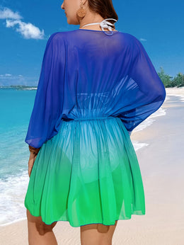 KissICON Gradient Curve Festival Swim Coverup