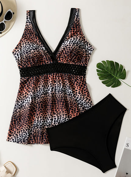 KissICON Gradient Curve Tankini – Embrace Your Curves