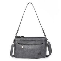 KissICON GRAY / 27cm10cm16cm Handbag – Trend Vintage Shoulder