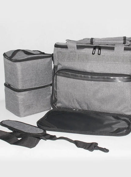 KissICON GRAY Multifunctional Camping Kitchenware Storage Small Folding Tool
