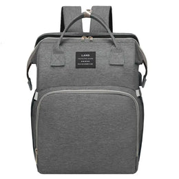 KissICON GRAY Multifunctional Diaper Mommy Baby Organiser – Stroller