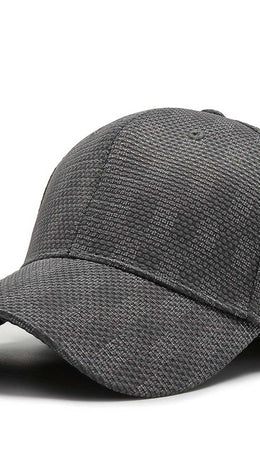 jkthpu-45 Gray Plaid Baseball Cap Low Profile Curved Brim Dad Hat