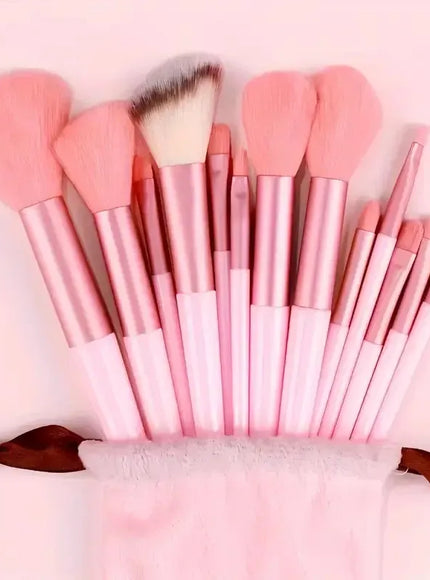 KissICON GRAY Professional Makeup Brush Set 13 or 33 Piece