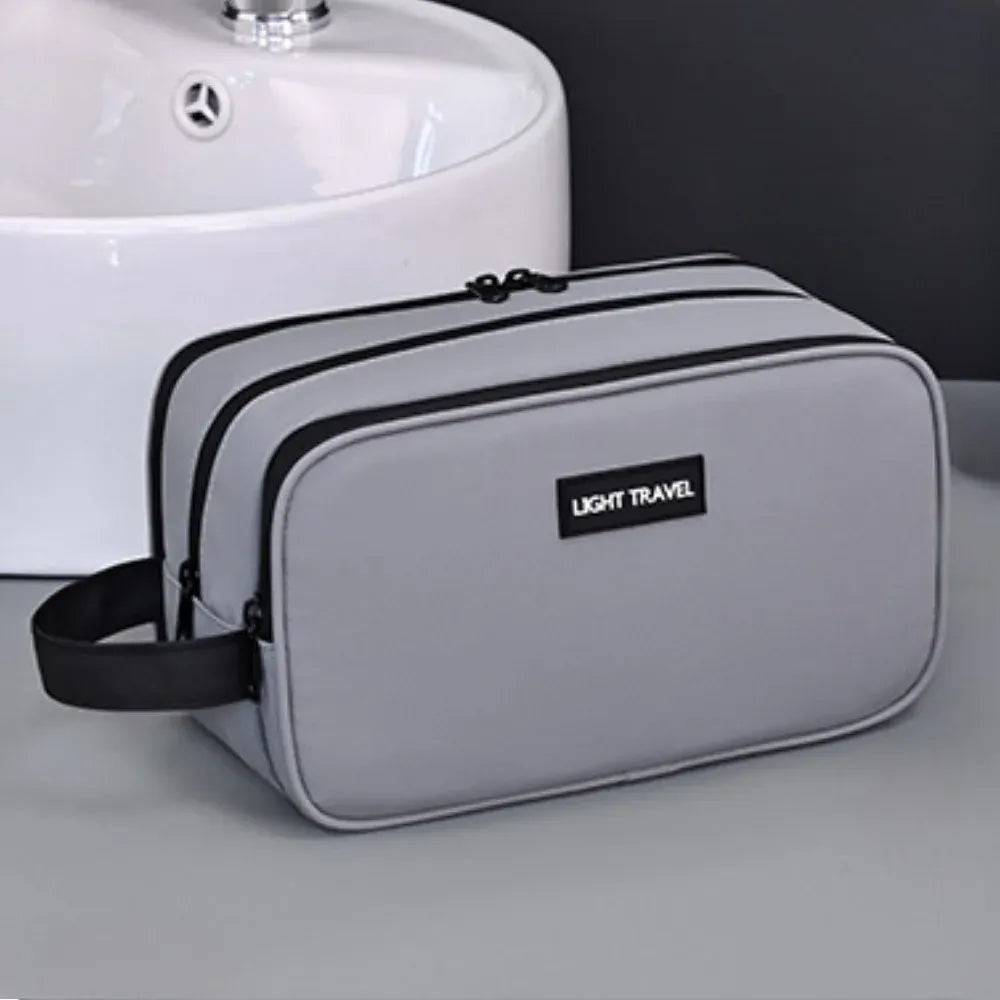 KissICON GRAY Toiletries Men's Business Trip Fitness Bath Cosmetic