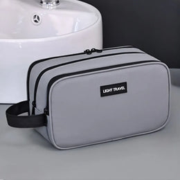 KissICON GRAY Toiletries Men's Business Trip Fitness Bath Cosmetic
