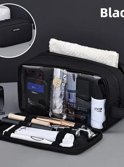 KissICON GRAY Toiletries Men's Business Trip Fitness Bath Cosmetic