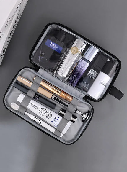 KissICON GRAY Toiletries Men's Business Trip Fitness Bath Cosmetic