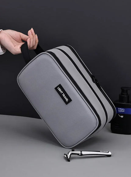 KissICON GRAY Toiletries Men's Business Trip Fitness Bath Cosmetic