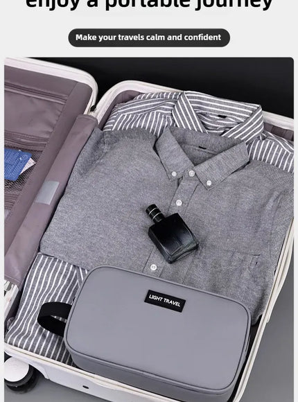 KissICON GRAY Toiletries Men's Business Trip Fitness Bath Cosmetic