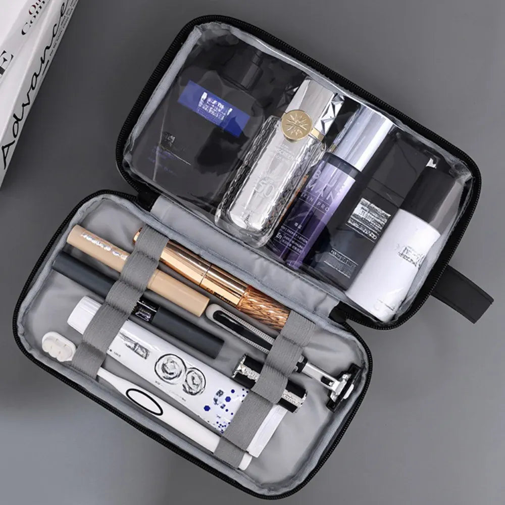 KissICON GRAY Toiletries Men's Business Trip Fitness Bath Cosmetic