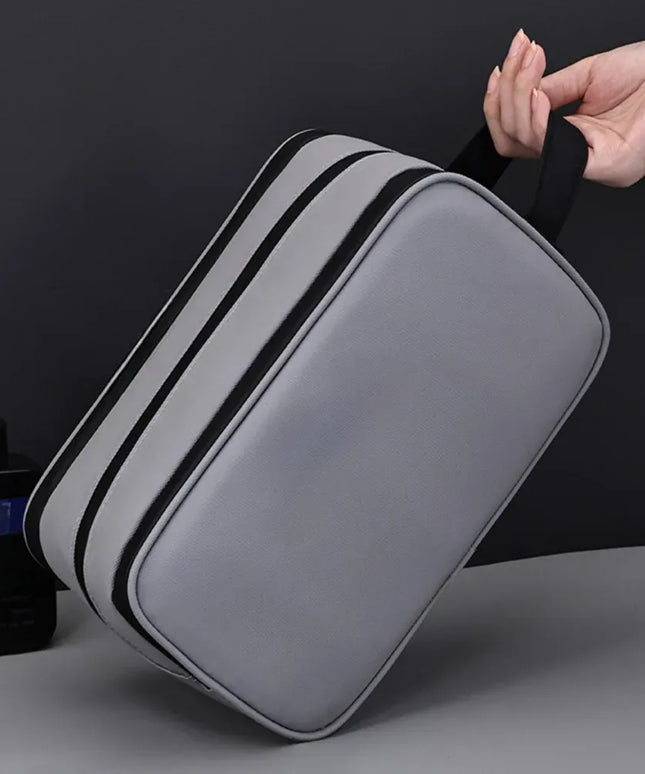 KissICON GRAY Toiletries Men's Business Trip Fitness Bath Cosmetic