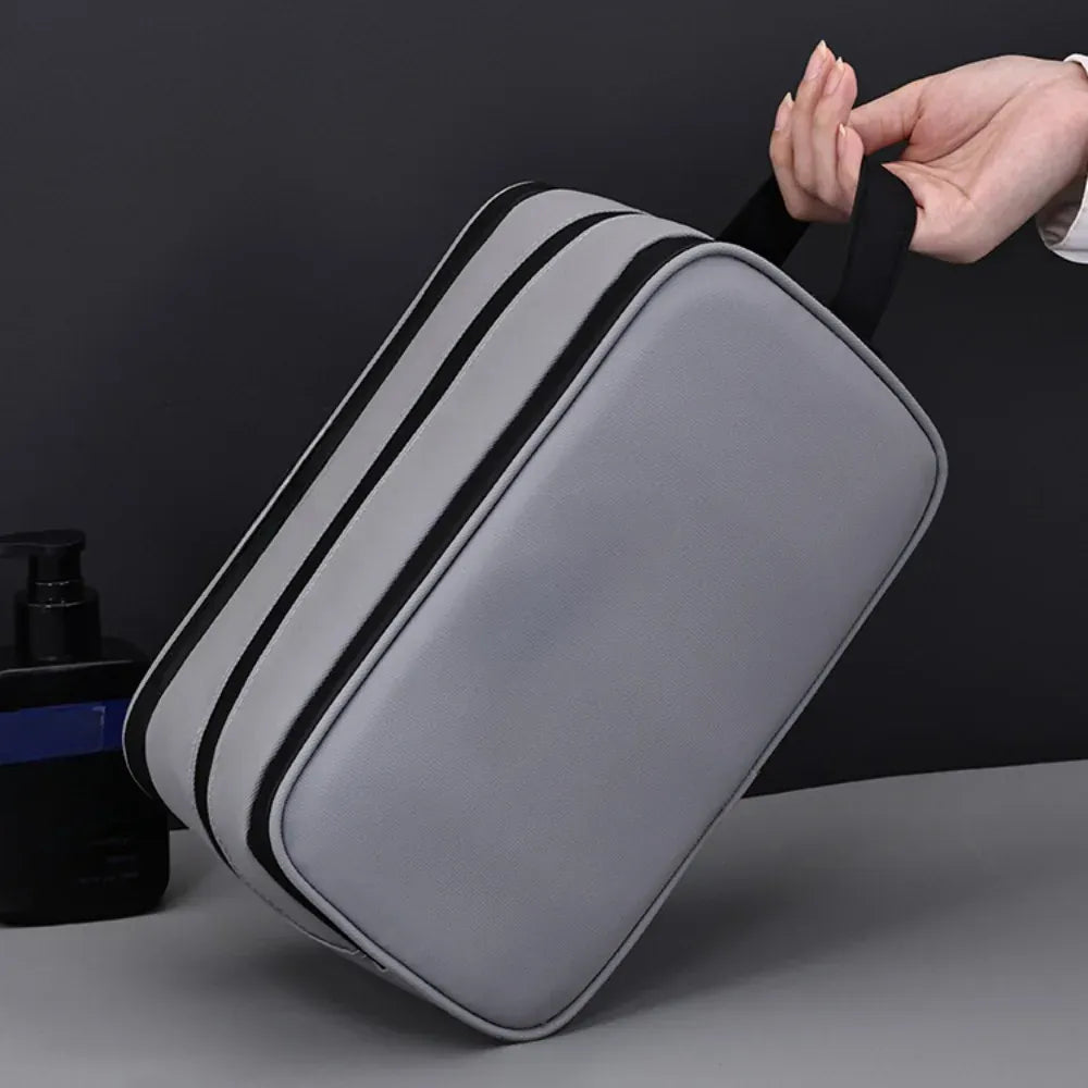 KissICON GRAY Toiletries Men's Business Trip Fitness Bath Cosmetic